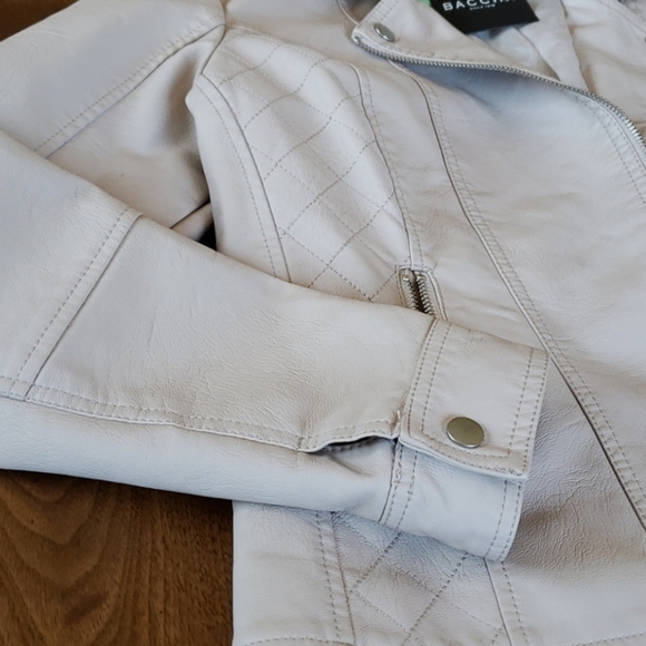 Baccini Faux Leather Jacket, MP - Picture 8 of 11